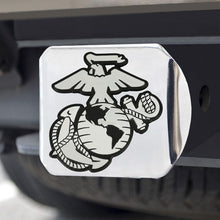 Load image into Gallery viewer, U.S. Marines Hitch Cover (Chrome)*