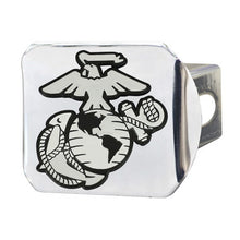 Load image into Gallery viewer, U.S. Marines Hitch Cover (Chrome)*