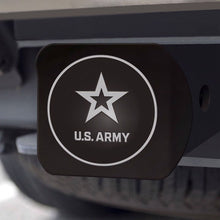 Load image into Gallery viewer, U.S. Army Hitch Cover (Chrome/Black)*