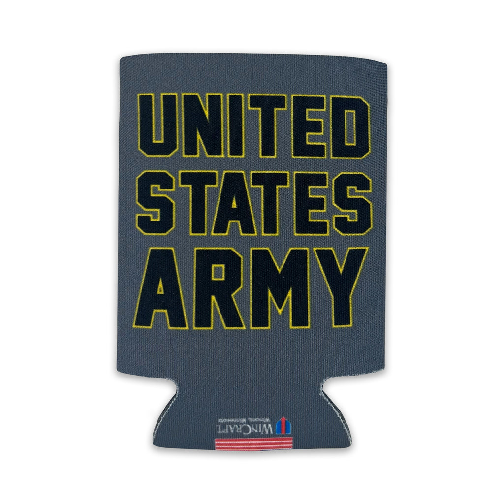 United States Army Star 12oz Can Cooler (Grey)