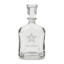 Load image into Gallery viewer, Army Star 23.75oz Crystal Whiskey Decanter*