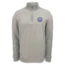 Load image into Gallery viewer, Navy Subtle 1/4 Zip Pullover (Grey)