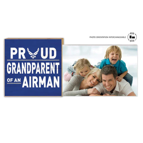 Air Force Floating Picture Frame Military Proud Grandparent*