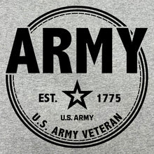 Load image into Gallery viewer, Army Veteran Left Chest T-Shirt