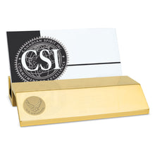 Load image into Gallery viewer, Air Force Wings Business Card Holder (Gold)*