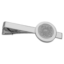 Load image into Gallery viewer, Coast Guard Seal Tie Bar (Silver)*