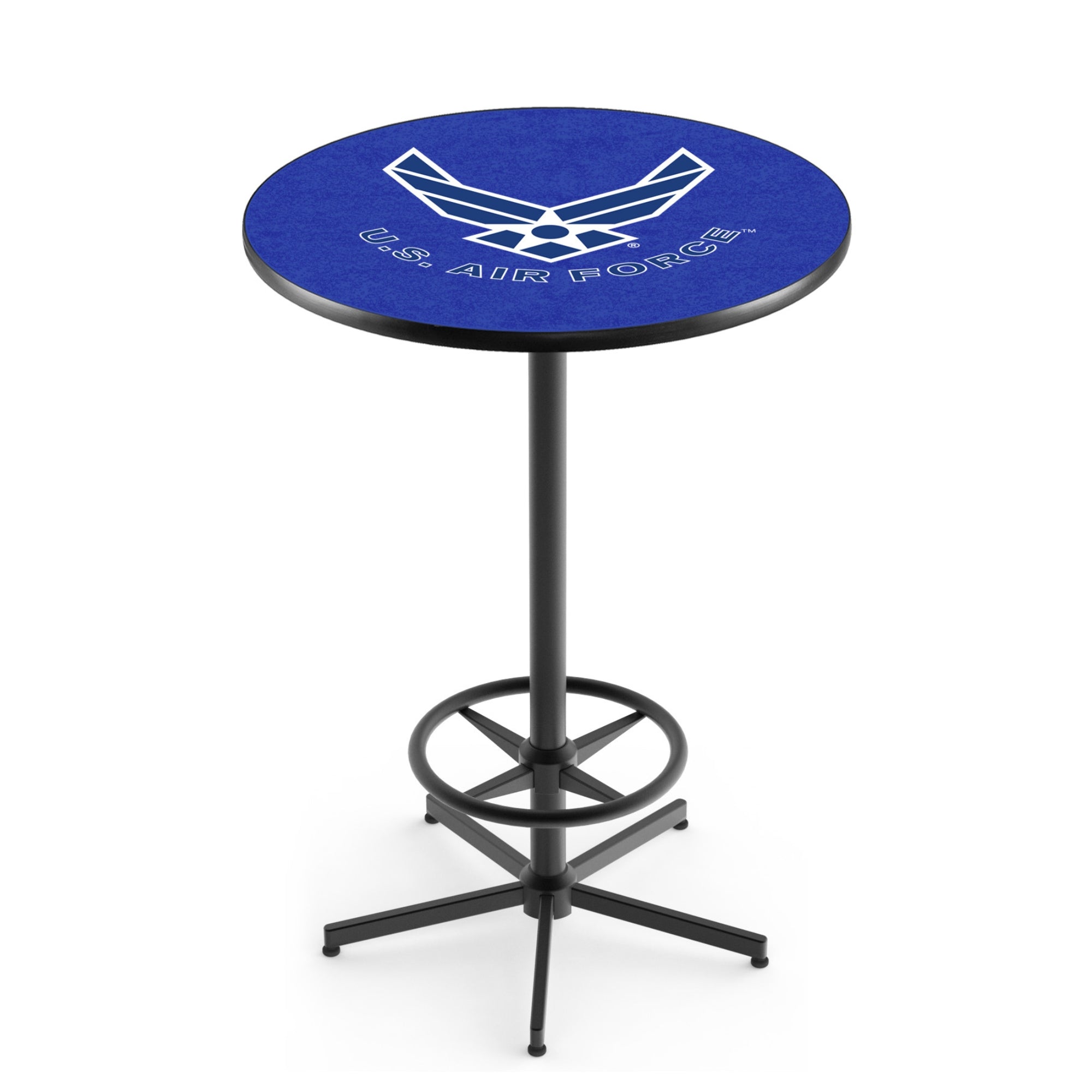 Air Force Wings Pub Table with Foot Rest