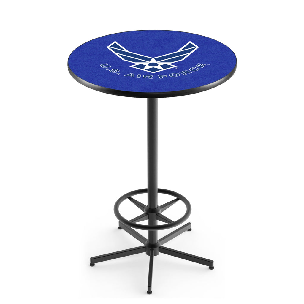 Air Force Wings Pub Table with Foot Rest