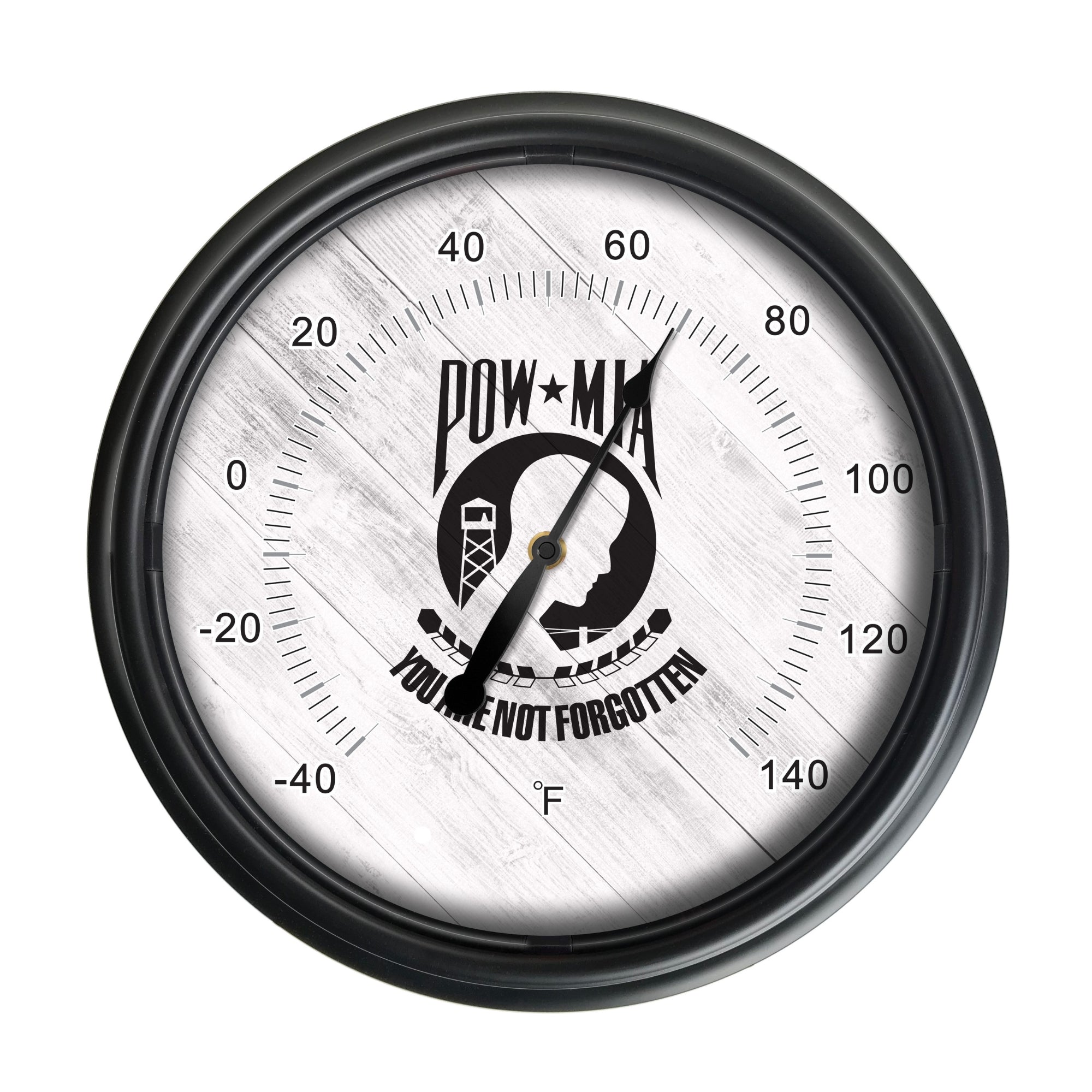 POW/MIA Indoor/Outdoor LED Thermometer*