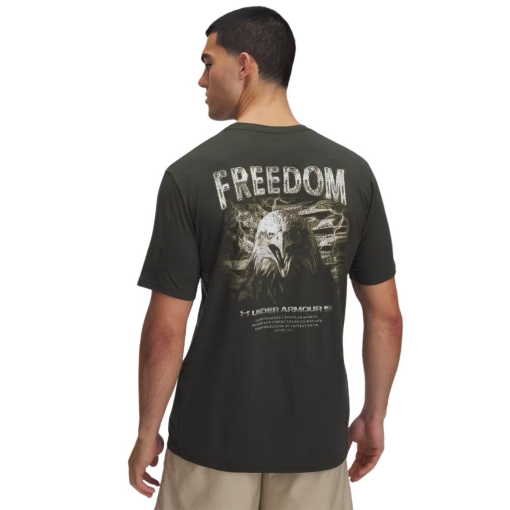 Under Armour Freedom Eagle Flag T-Shirt (OD Green)