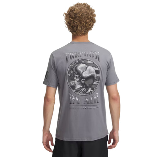 Air Force Under Armour Freedom By Air Skull T-Shirt (Dark Grey)