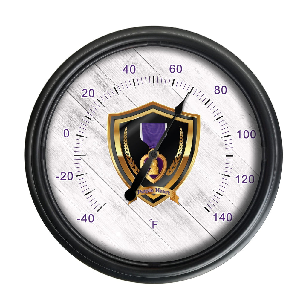 Purple Heart Indoor/Outdoor LED Thermometer*