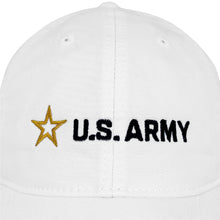 Load image into Gallery viewer, Army Star Logo Hat (White)