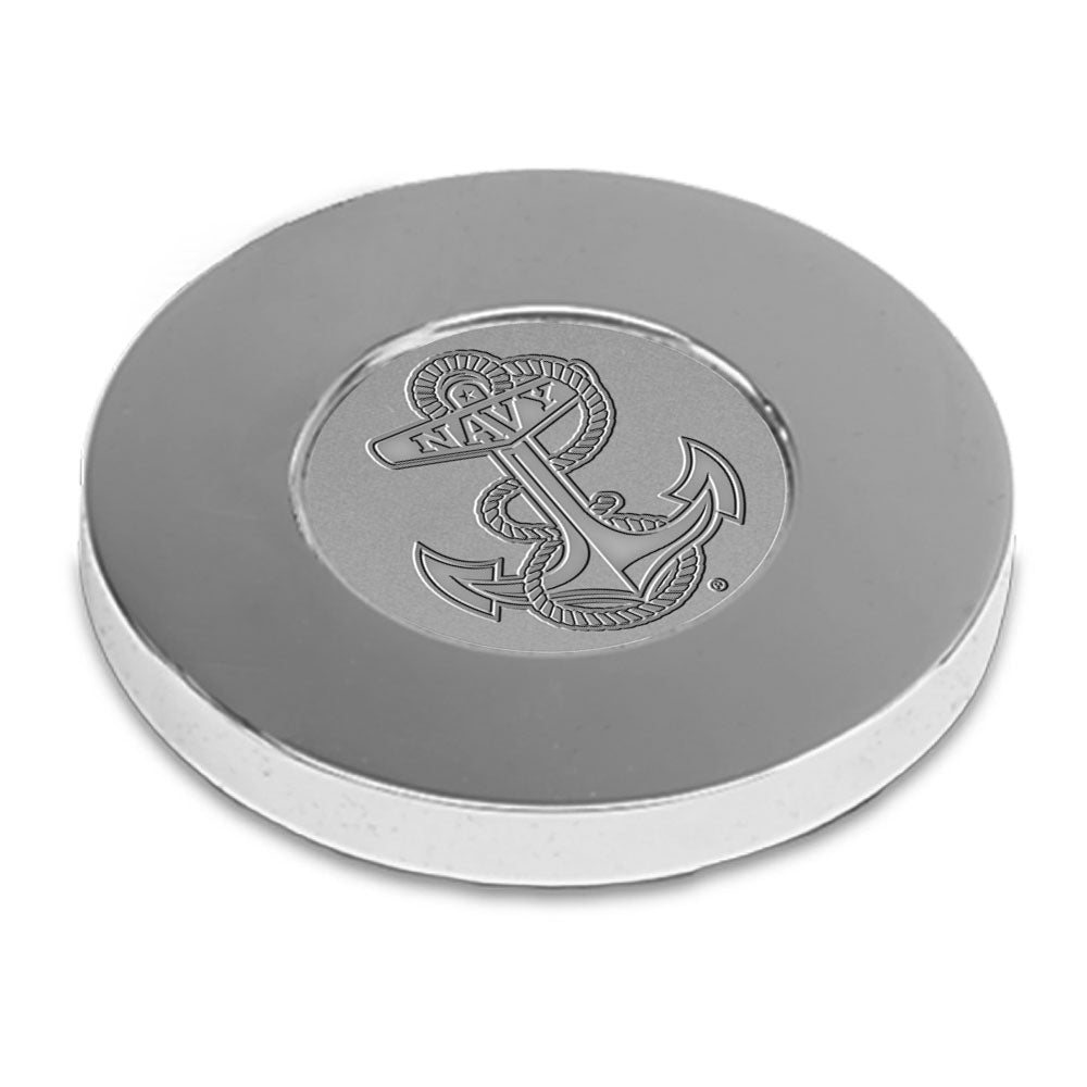 Navy Anchor Paperweight (Silver)*