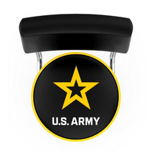 Load image into Gallery viewer, Army Star Stool with Back (Chrome Finish)*