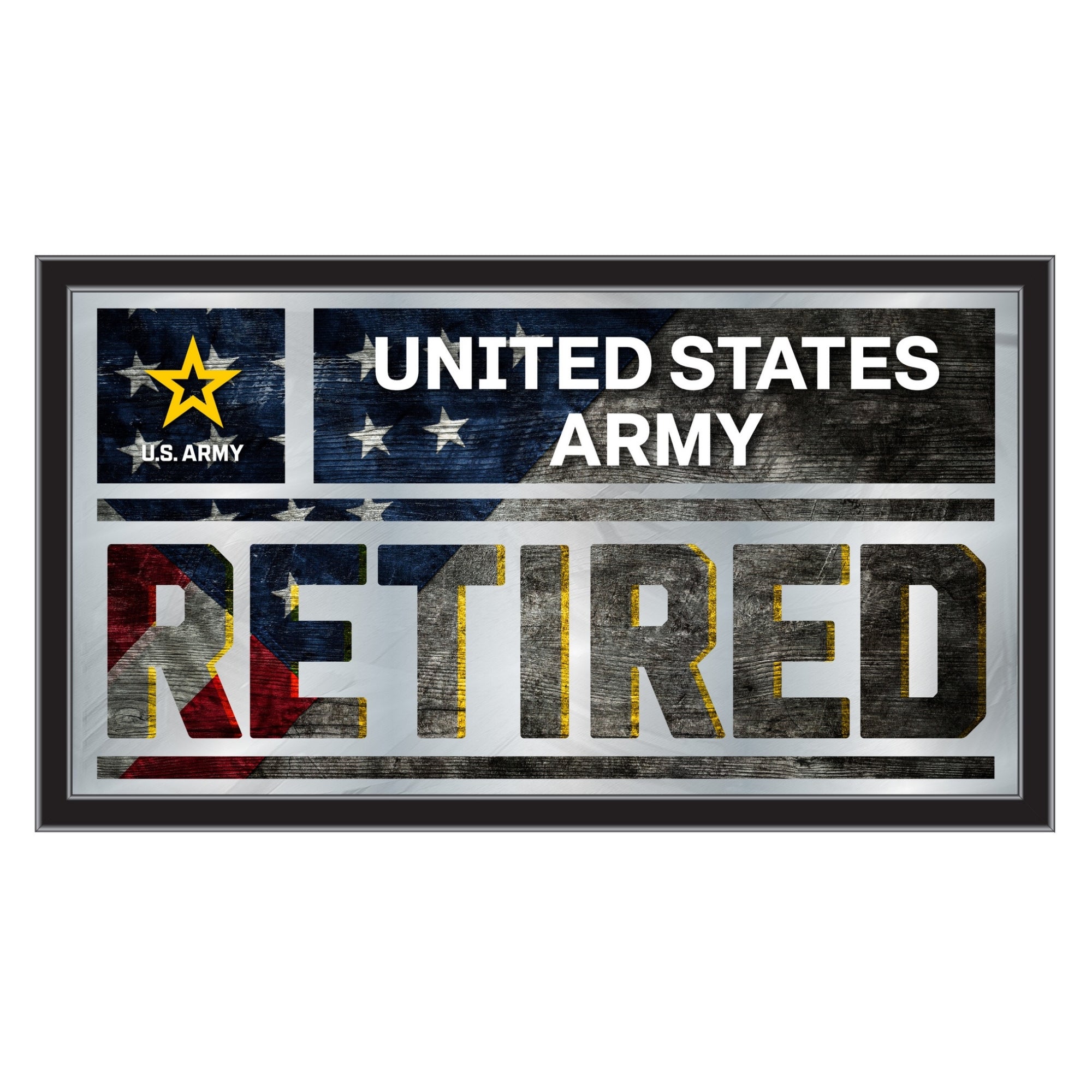 United States Army Retired Wall Mirror*