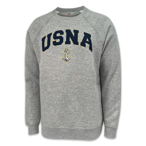 Naval Academy Crewneck (Grey)