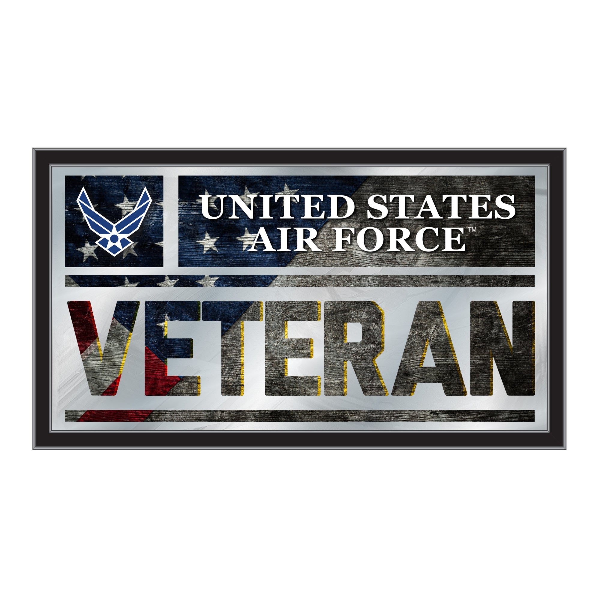 United States Air Force Veteran Wall Mirror