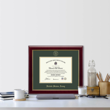 Load image into Gallery viewer, United States Army Gold Embossed Gallery Certificate Frame (Horizontal)*