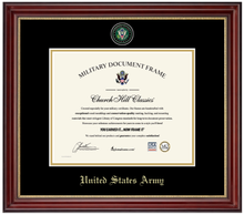 Load image into Gallery viewer, United States Army Masterpiece Medallion Certificate Frame (Horizontal)*