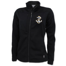 Load image into Gallery viewer, Navy Anchor Ladies Flash Performance Knit Jacket (Black)