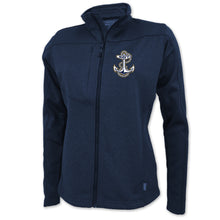 Load image into Gallery viewer, Navy Anchor Ladies Flash Performance Knit Jacket