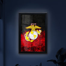 Load image into Gallery viewer, Marines EGA LED Snap Frame Lightbox*