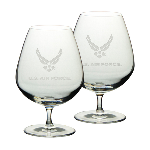 Air Force Wings Set of Two 21oz Brandy Snifter Glasses*