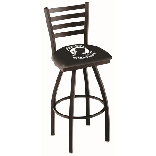 POW/MIA Swivel Stool with Ladder Back*