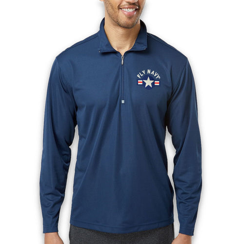 Navy Fly Navy Performance 1/4 Zip (Navy)