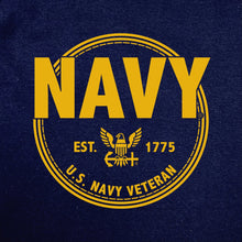 Load image into Gallery viewer, Navy Veteran T-Shirt