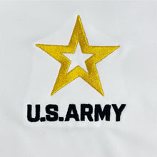 Load image into Gallery viewer, Army Star Embroidered Performance Polo (White)