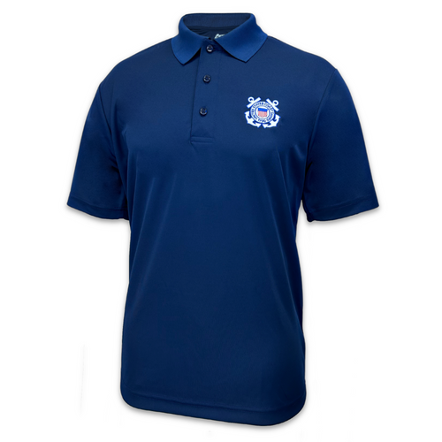 Coast Guard Embroidered Performance Polo