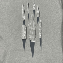 Load image into Gallery viewer, Navy Under Armour Damn the Torpedoes Ship Hood (Grey)