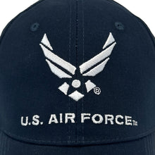 Load image into Gallery viewer, Air Force Retired 3 Hit Hat (Navy)