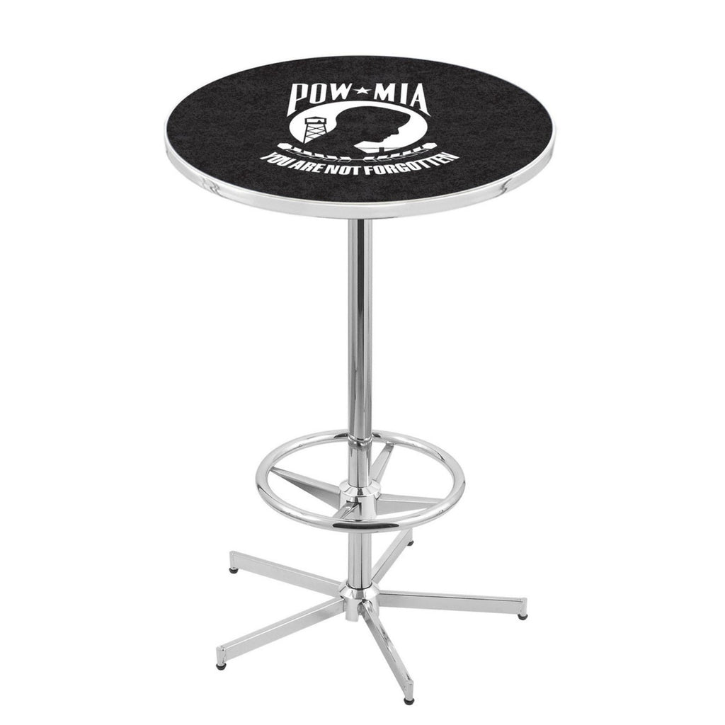 POW/MIA Pub Table with Foot Rest*