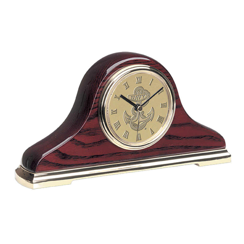 Navy Anchor Napoleon II Mantle Clock (Gold)*