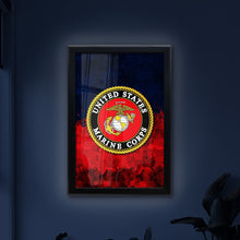 Load image into Gallery viewer, Marines EGA LED Snap Frame Lightbox*