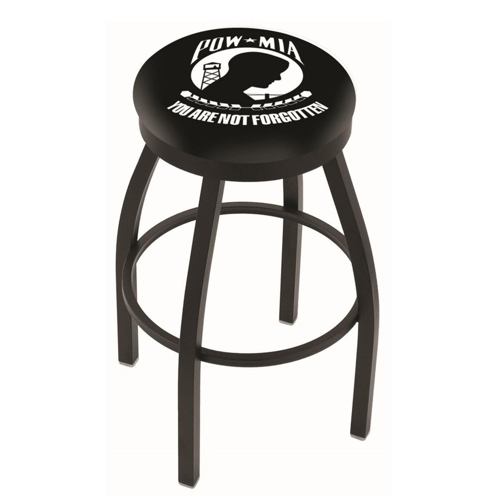 POW/MIA Swivel Stool (Black Finish)*