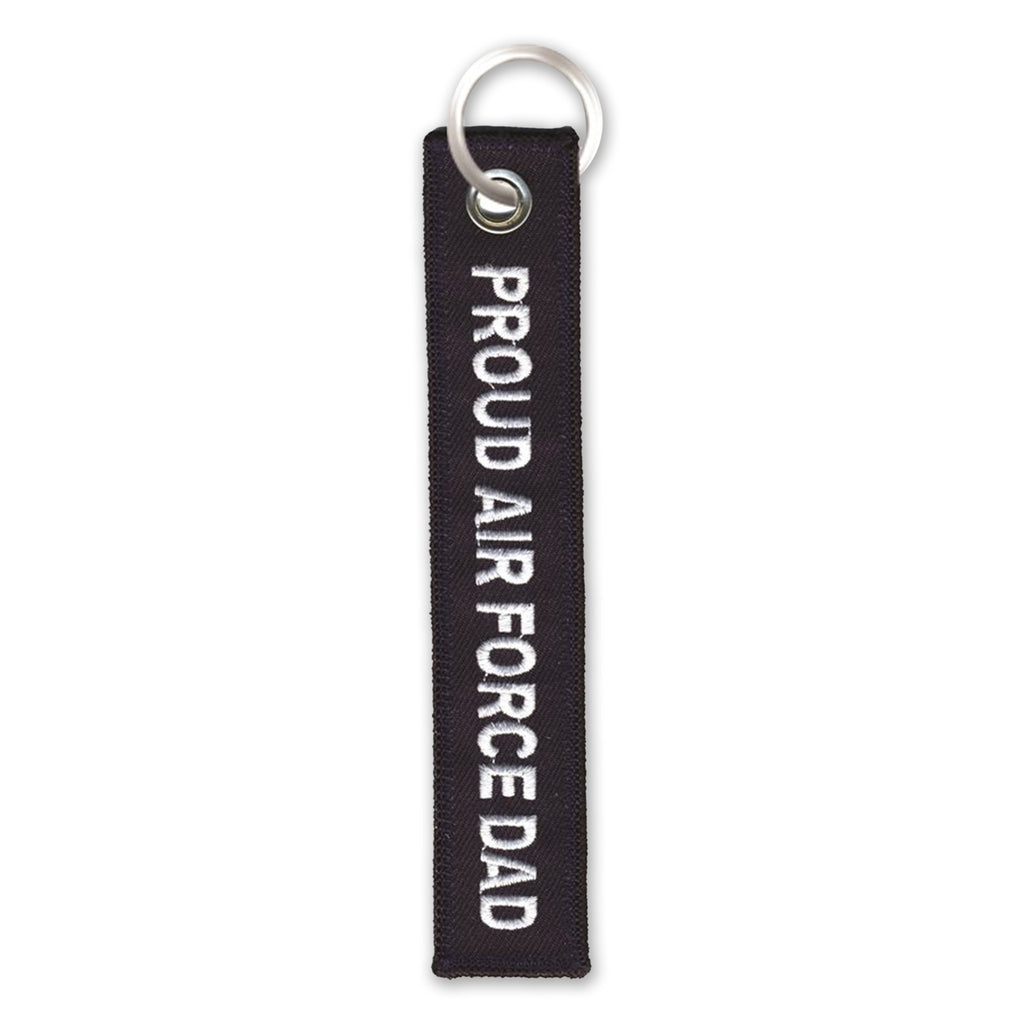 Proud Air Force Dad Key Chain