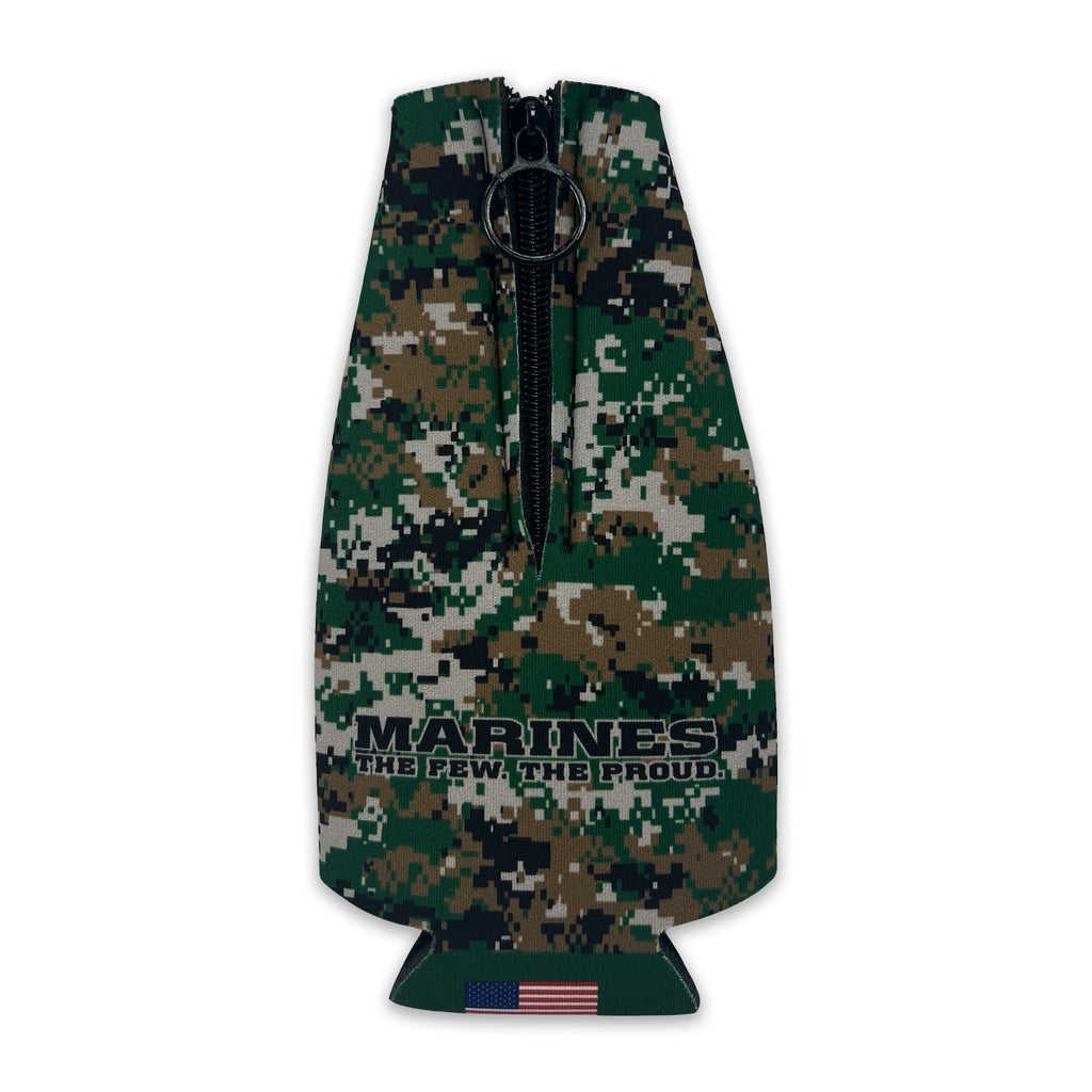 U.S. Marines EGA Bottle Cooler (Camo)