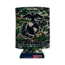 Load image into Gallery viewer, U.S. Marines EGA 12oz Can Cooler (Camo)