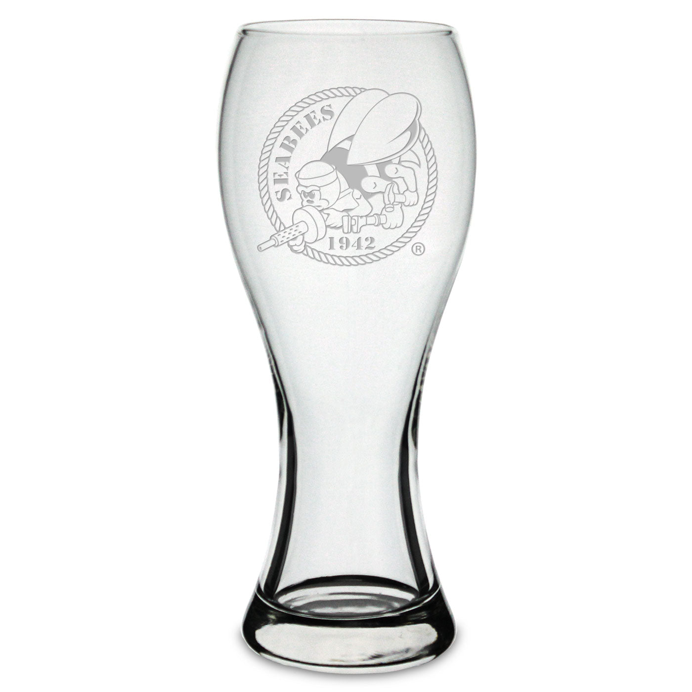 Navy Seabees 23oz Giant Pilsner Glass