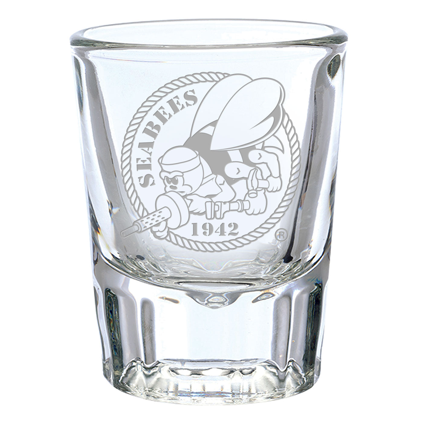 Seabees 2oz Shot Glass