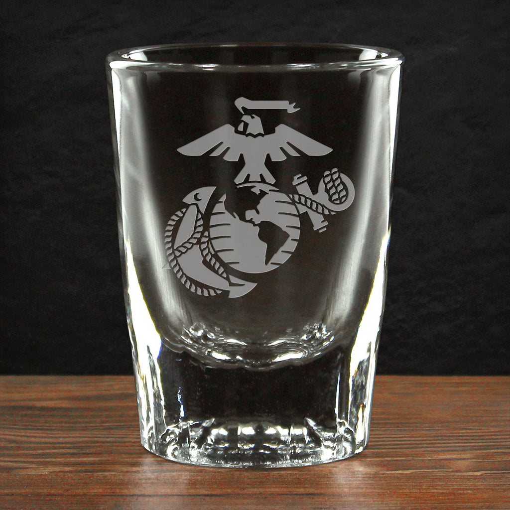 US Marines 2oz Shot Glass*