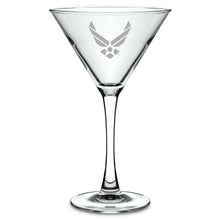 Load image into Gallery viewer, Air Force 10oz Martini Glass*