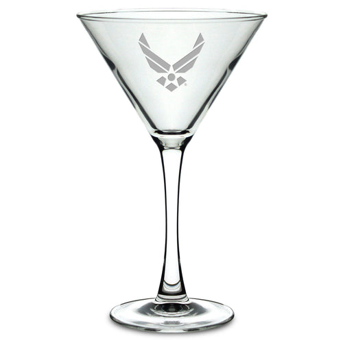 Air Force 10oz Martini Glass*