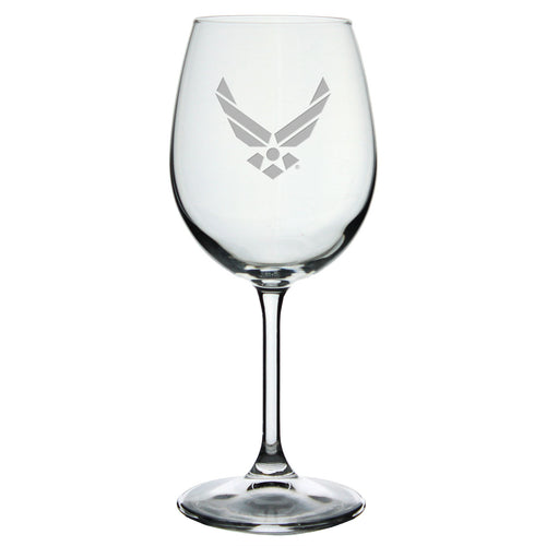 US Air Force 16oz Wine Glass