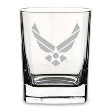 Load image into Gallery viewer, US Air Force Square 11.75oz Double Old Fashion Glass*