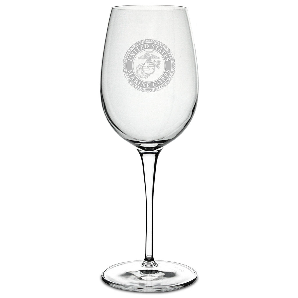 Marines Seal Luigi Bormioli 12oz White Wine Glass*